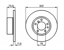 FREN DISKI ON BMW E34 88 96