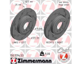 FREN DISKI ON BMW E46 Z4 E85 E86 HAVALI KAPLAMALI CIZGILI