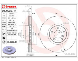 FREN DISKI ON BMW:X5 E70. F15 X6 E71 07-14 UV Coated