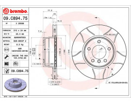 FREN DISKI ON CIZGILI BMW E-60/61/63/64-520-523-520