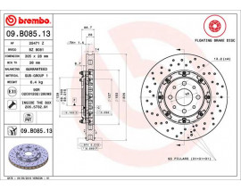 FREN DISKI ON FLOATING FIAT