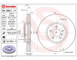 FREN DISKI ON HAVA KANALLI BMW:X5 E70 07-/ X6 E71. E72 08-