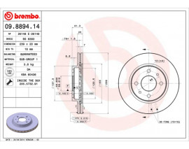 FREN DISKI ON HAVALI 239 MM LADA VEGA
