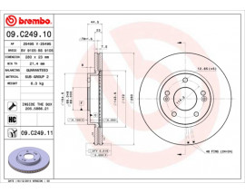 FREN DISKI ON HAVALI 280-5 UV Coated HYUNDAI I30 2011 /ELANTRA 2011 / KONA 2018