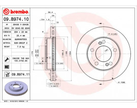 FREN DISKI ON HAVALI- 294-5 - SSANGYONG ACTYON 06 12/KYRON 06 12