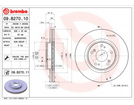 FREN DISKI ON HAVALI- 296-5 - HONDA ACCORD 09 13