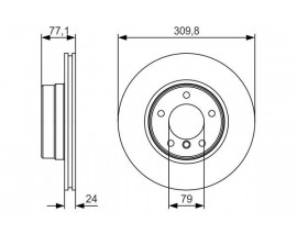 FREN DISKI ON HAVALI BMW E60 04 10