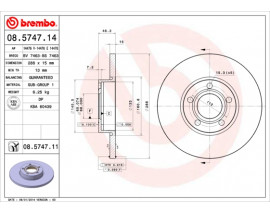 FREN DISKI ON KAPLAMALI 288 MM AUDI 100 91-94 A4 95-97 A6 95-97