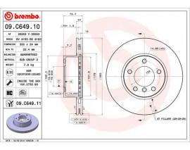 FREN DISKI ON KAPLAMALI BMW E-90 3.20D E 82/88/90/91/92/93