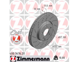 FREN DISKI ON MERCEDES CLS-CLASS C218 X218