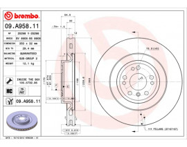 FREN DISKI ON MERCEDES GLE W166 GLS X166 M-SERISI W166