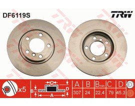 FREN DISKI ON MINI COUNTRYMAN PACEMAN R60 R61
