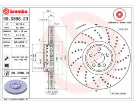FREN DISKI ON SAG BMW 5 G30 .5 G31 .6 G32 .7 G11 .7 G12 .8 G14 .8 G15 .8 G16 .M5 G30 M Sport fren