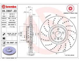 FREN DISKI ON SOL BMW 5 G30 .5 G31 .6 G32 .7 G11 .7 G12 .8 G14 .8 G15 .8 G16 .M5 G30 M Sport fren