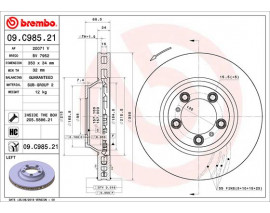 FREN DISKI ON SOL PORSCHE CAYENNE UV Coated