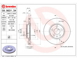FREN DISKI ON STANDARD FIAT