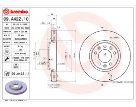 FREN DISKI ON STANDARD PEUGEOT