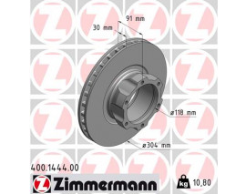 FREN DİSKİ ÖN T2/LN1 1986-1994-VARIO 1996 986478456-DF4144S