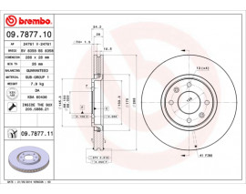 FREN DISKI ON UV COATED CITROEN