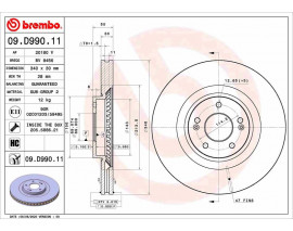 FREN DISKI ON UV COATED HYUNDAI