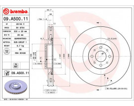FREN DISKI ON UV COATED LANCIA