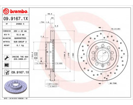 FREN DISKI ON VW CADDY 04-15 GOLF 04-14 AUDI A3 09-13 SEAT LEON 06-13 SKODA OCTAVIA 04-13 DELIKLI