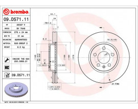 FREN DISKI ON VW POLO 18- AUDI A1 19- SEAT IBIZA 18-