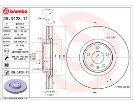 FREN DISKI ON VW TOUAREG 18- AUDI A4 16- A5 17- Q5 17- Q7 16-