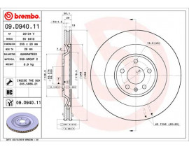 FREN DİSKİ PORSCHE MACAN 95B 02/14-