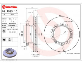 FREN DİSKİ SCANIA 4 - SERİES 05/95-04/08-SCANIA P.G.R.T - SERİES 01/03-