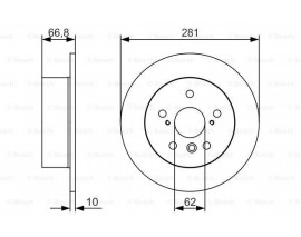 FREN DİSKİ TOYOTA AVALON CAMRY
