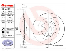 FREN DISKI X1 AUDI A6 4G2 . A8 4H RR