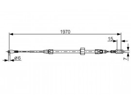 FREN HALATI ARKA MERCEDES SPRINTER B901 B904 . VW LT 28-35-46 1970mm/285mm