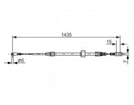 FREN HALATI ARKA MERCEDES SPRINTER B901 B904 . VW LT 28-35-46