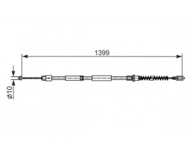 FREN HALATI ARKA MERCEDES SPRINTER B906 . VW CRAFTER 30-35-50