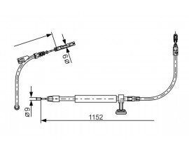 FREN HALATI ARKA MERCEDES W204 S204 C204 C207