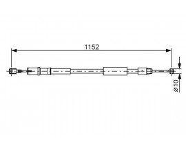 FREN HALATI ARKA SAG MERCEDES VITO W639 03