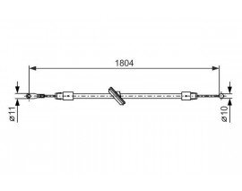 FREN HALATI ON MERCEDES SPRINTER B906 06 1805mm/306mm