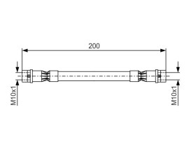 FREN HORTUMU. 200.00 MM