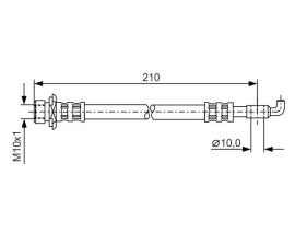 FREN HORTUMU. 210.00 MM