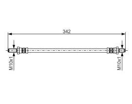 FREN HORTUMU. 342.00 MM