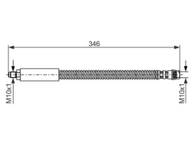 FREN HORTUMU. 346.00 MM
