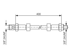 FREN HORTUMU. 400.00 MM
