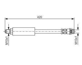 FREN HORTUMU. 420.00 MM