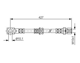 FREN HORTUMU. 427.00 MM