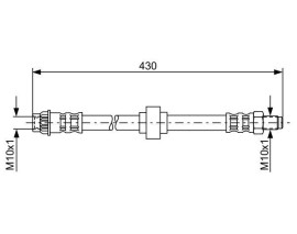 FREN HORTUMU. 430.00 MM