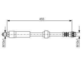 FREN HORTUMU. 455.00 MM