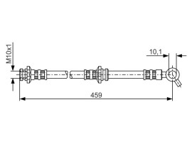 FREN HORTUMU. 459.00 MM