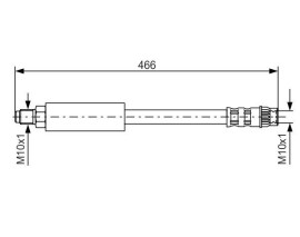 FREN HORTUMU. 466.00 MM