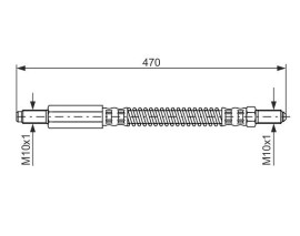 FREN HORTUMU. 470.00 MM